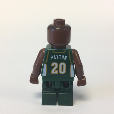 LEGO Minifigure-NBA Gary Payton, Seattle SuperSonics #20-Sports / Basketball-NBA009-Creative Brick Builders